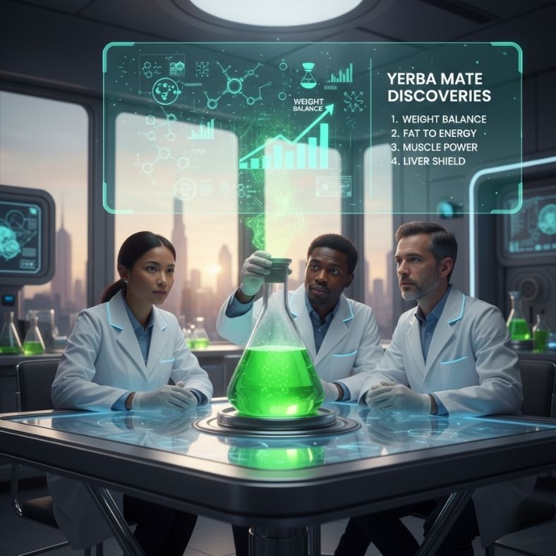 นักวิทยาศาสตร์ที่กำลังศึกษา Yerba Mate