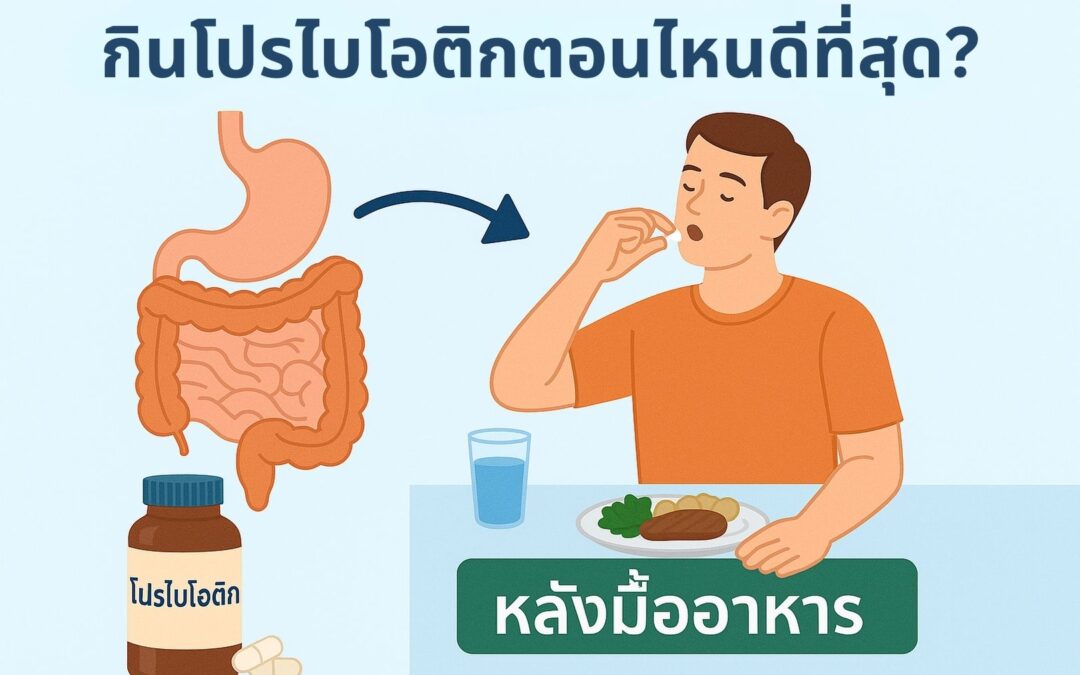 กินโปรไบโอติกตอนไหนดีที่สุด?