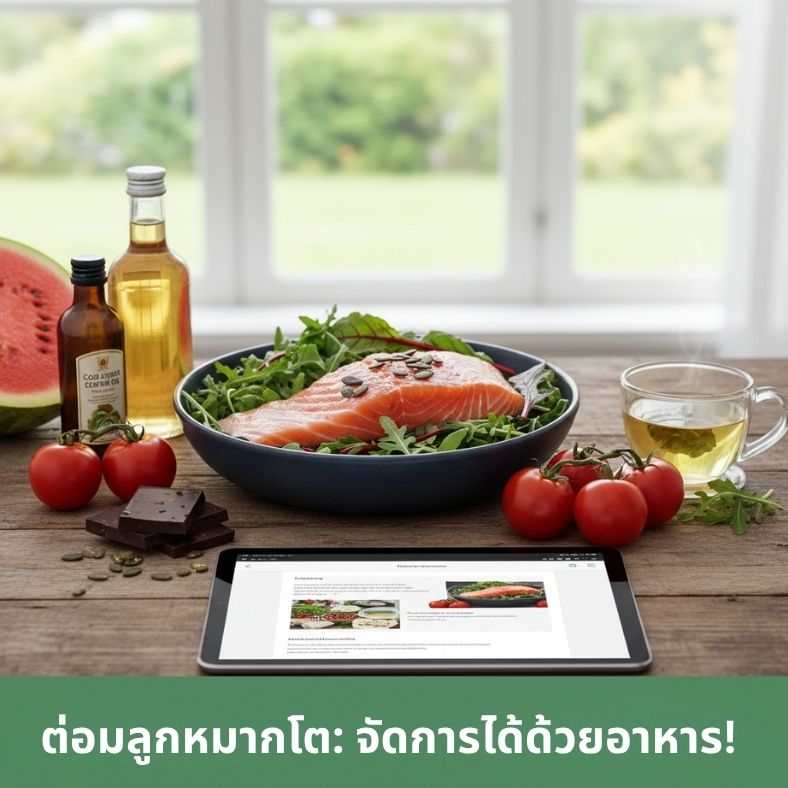 ต่อมลูกหมากโต ต่อมลูกหมากโต จัดการได้ด้วยอาหาร